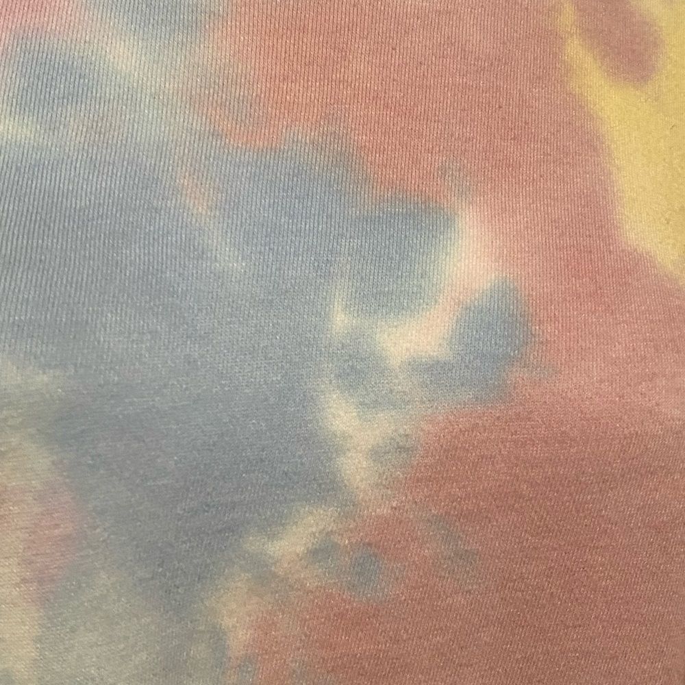 Colsie Tie Dye Cropped Sweatshirt Sz Large - Picture 4 of 9